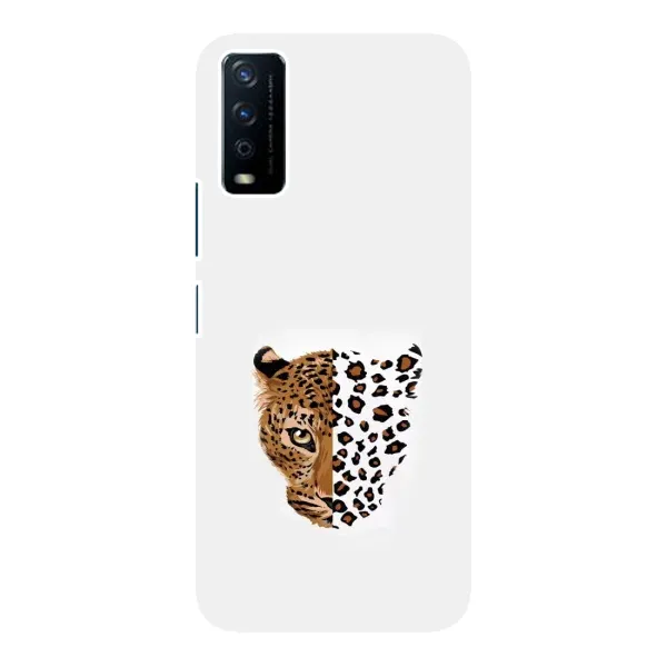 Чехол с рисунком «Леопард на белом» для Vivo Y12s Чехол с рисунком «Леопард на белом» для Vivo Y12s
