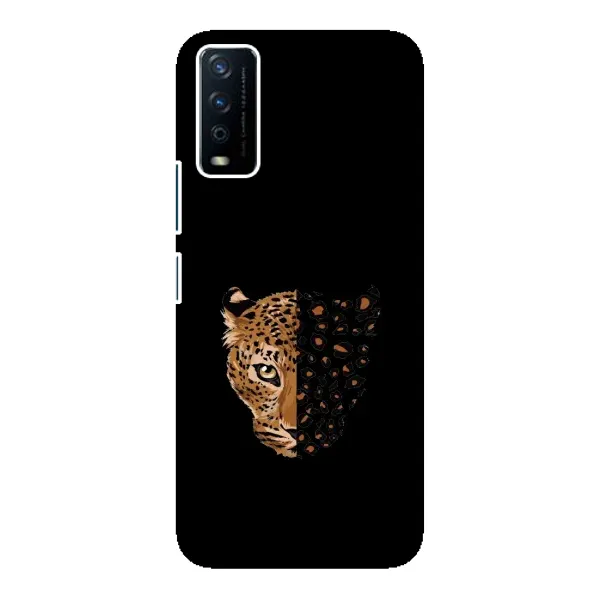 Чехол с рисунком «Леопард на черном» для Vivo Y12s Чехол с рисунком «Леопард на черном» для Vivo Y12s