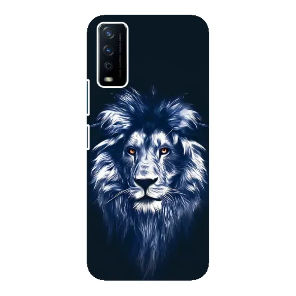 Чехол с рисунком «Лев - синий» для Vivo Y12s Чехол с рисунком «Лев - синий» для Vivo Y12s