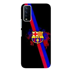 Чохол для ViVO Y12s (Барселона) (Лого Барси)