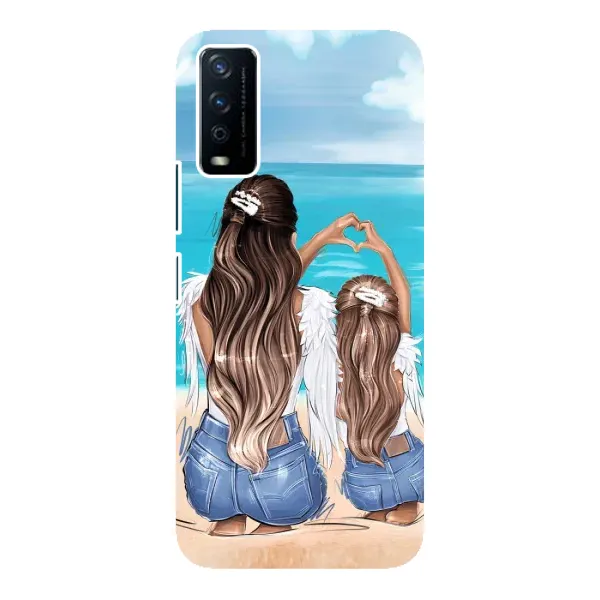 Чехол с рисунком «Мама и дочь» для Vivo Y12s Чехол с рисунком «Мама и дочь» для Vivo Y12s