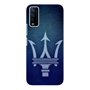 Чехлы с тематикой "Крутые машины" на ViVO Y12s (Лого Maserati)