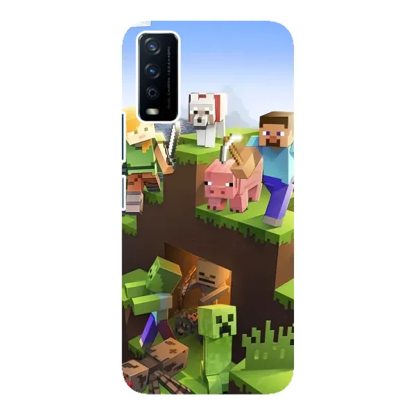 Чехол с рисунком «Майн-крафт» для Vivo Y12s Чехол с рисунком «Майн-крафт» для Vivo Y12s