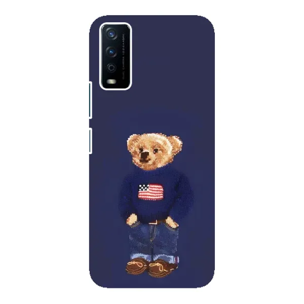 Чехол с рисунком «Мишка USA» для Vivo Y12s Чехол с рисунком «Мишка USA» для Vivo Y12s