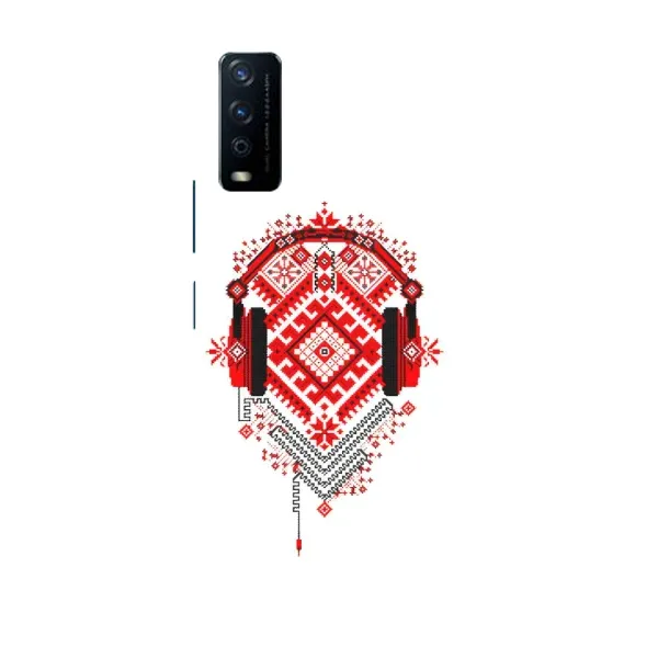 Чехол с рисунком «Модная вышиванка» для Vivo Y12s Чехол с рисунком «Модная вышиванка» для Vivo Y12s