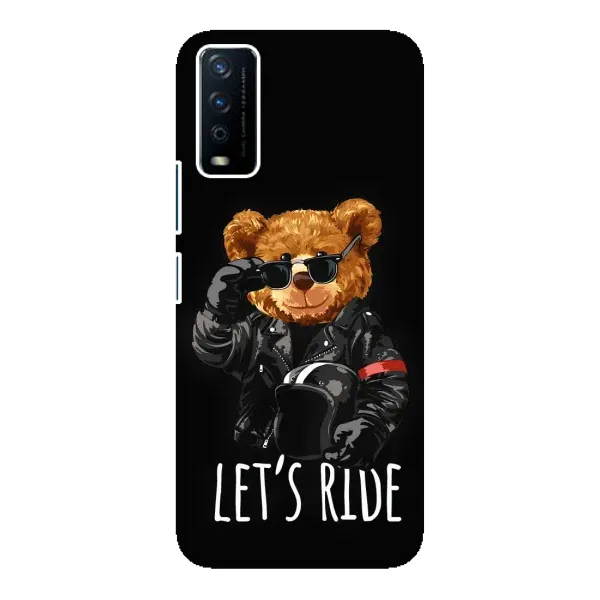 Чехол с рисунком «Модный Мишка» для Vivo Y12s Чехол с рисунком «Модный Мишка» для Vivo Y12s