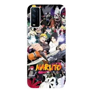 Купить Чехлы на телефон с принтом Anime для ViVO Y12s (Наруто постер)