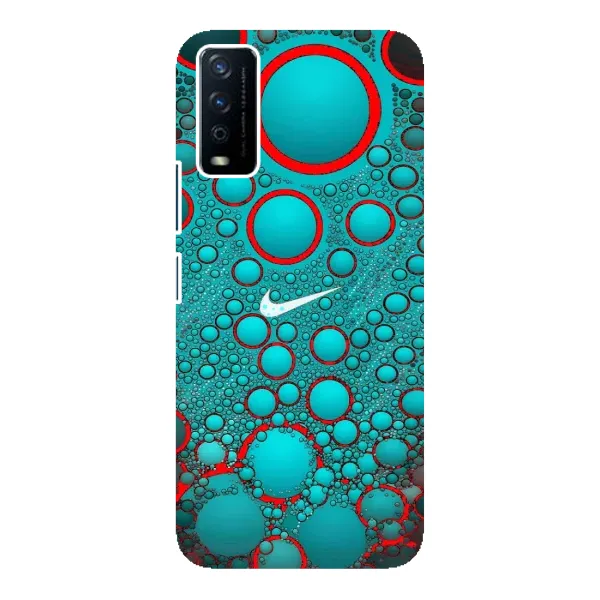 Чехол с рисунком «Найк зеленый» для Vivo Y12s