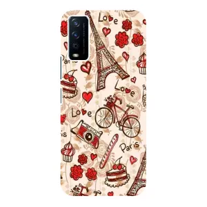 Чохол Ейфелева Вежа на ViVO Y12s (Париж мрія)
