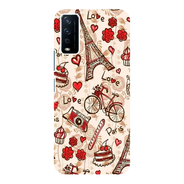 Чехол с рисунком «Париж мечта» для Vivo Y12s Чехол с рисунком «Париж мечта» для Vivo Y12s