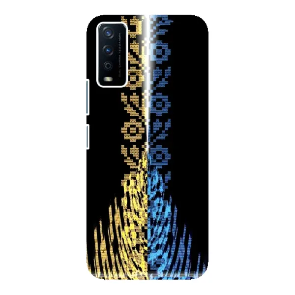 Чехол с рисунком «Патриотическая вышиванка» для Vivo Y12s Чехол с рисунком «Патриотическая вышиванка» для Vivo Y12s