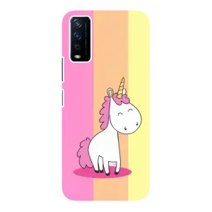 Чехол Unicorn на ViVO Y12s (Радужный Единорог)