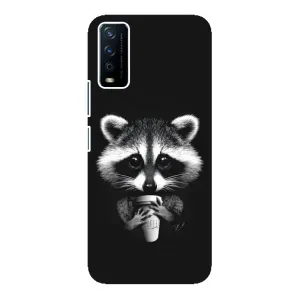 Силіконовий Чохол з Энотами на ViVO Y12s (З кавою)
