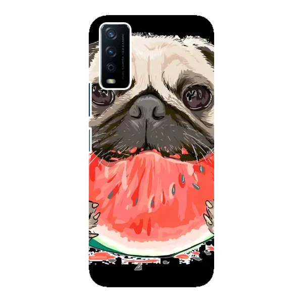 Чехол с рисунком «Смешной Мопс» для Vivo Y12s Чехол с рисунком «Смешной Мопс» для Vivo Y12s