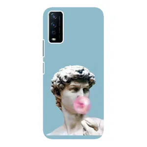Бампер с принтом Мемы для ViVO Y12s (Статуя Давида)