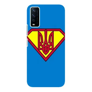 Чехол с картинкой (Патриотический ГЕРБ) на ViVO Y12s