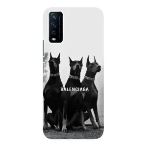Чохол ДОБЕРМАН для ViVO Y12s (Три добермана)