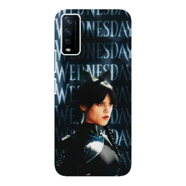 Чехол с рисунком «Уэнздей с ушками» для Vivo Y12s Чехол с рисунком «Уэнздей с ушками» для Vivo Y12s