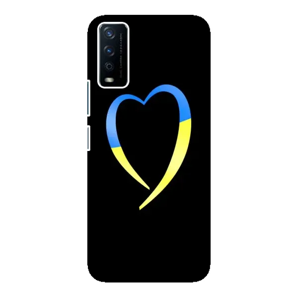Чехол с рисунком «Украинское сердце» для Vivo Y12s Чехол с рисунком «Украинское сердце» для Vivo Y12s