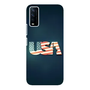 Чехол Флаг USA для ViVO Y12s (USA)