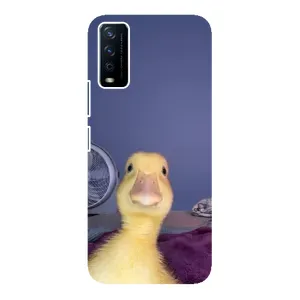 Бампер с принтом Мемы для ViVO Y12s (Утка)