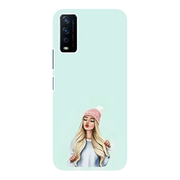 Чехол с рисунком «В шапке» для Vivo Y12s Чехол с рисунком «В шапке» для Vivo Y12s