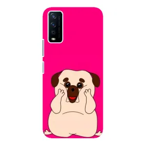 Чохол (ТПУ) Милі песики для ViVO Y12s (Веселий Мопсік)