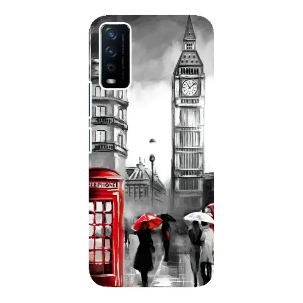 Чехол с рисунком «Вид на Биг Бен» для Vivo Y12s Чехол с рисунком «Вид на Биг Бен» для Vivo Y12s