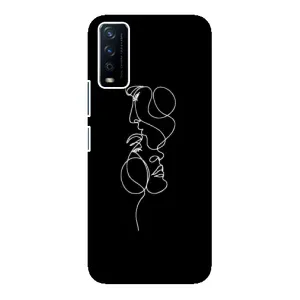 Силіконові Чохли Коханій людині для ViVO Y12s (Закохана пара)