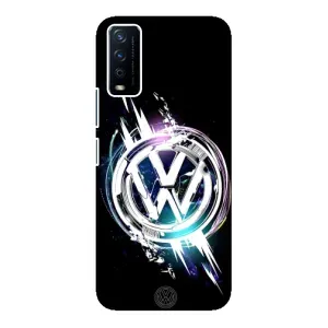Чехол "Фольксваген" для ViVO Y12s (Volkswagen на черном)