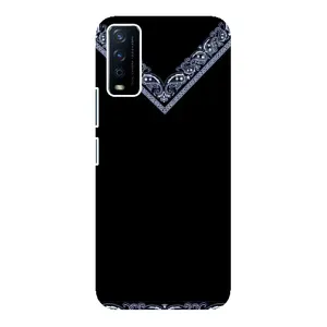 Силиконовый Чехол на ViVO Y12s (Воротник вышиванки)