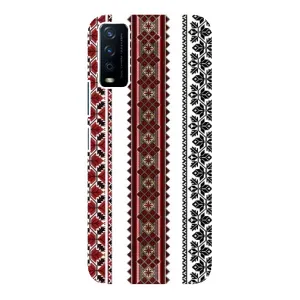 Силиконовый Чехол на ViVO Y12s с картинкой Вышиванки (Вышиваночки)