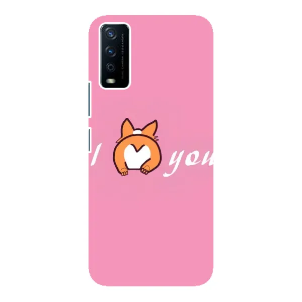 Чехол с рисунком «Я тебя люблю» для Vivo Y12s Чехол с рисунком «Я тебя люблю» для Vivo Y12s