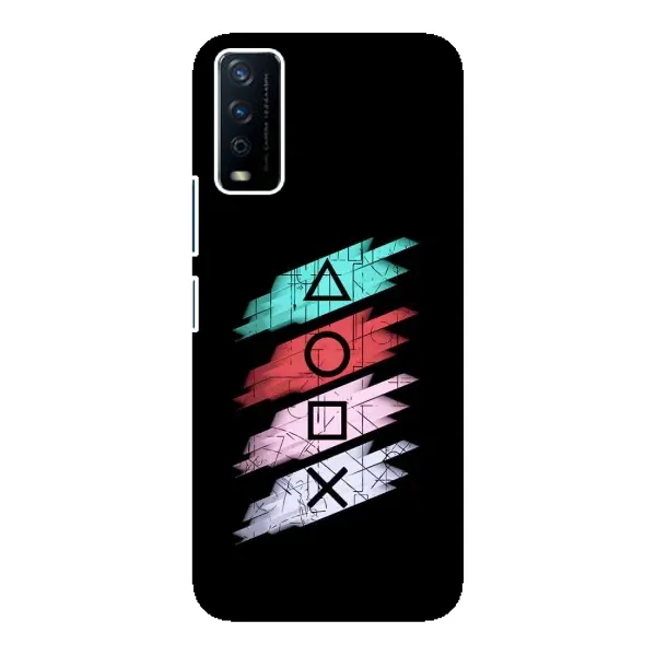 Чехол с рисунком «Значки Sony» для Vivo Y12s Чехол с рисунком «Значки Sony» для Vivo Y12s