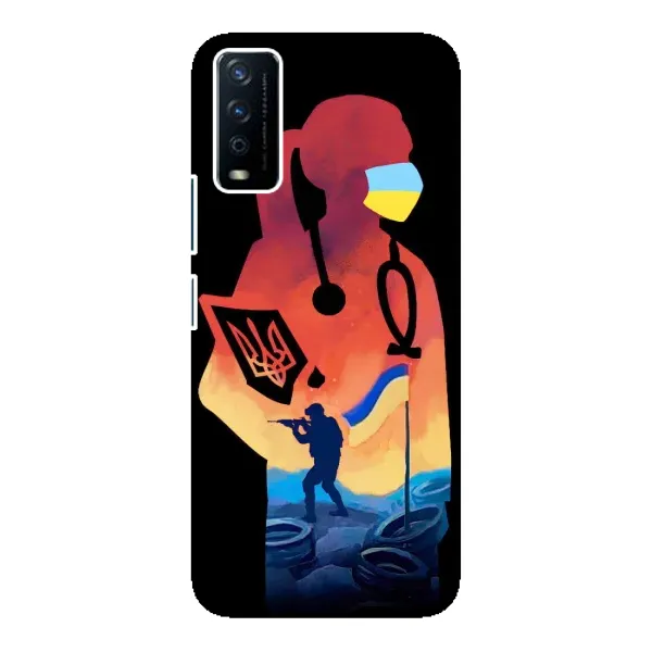Чехол с рисунком «ЗСУ Врач» для Vivo Y12s Чехол с рисунком «ЗСУ Врач» для Vivo Y12s