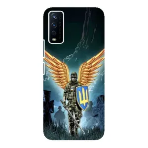 Патриотический Чехол для ViVO Y12s (ЗСУ з крильями)
