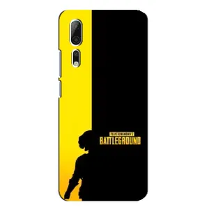 Чехол (TPU) с картинкой "Лого Пабг" на ЗТЕ Аксон 10 Про (Battlegrounds)