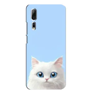 Чохол на тематику: Коти для ZTE Axon 10 Pro (Білий кіт)