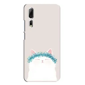 Чохол на тематику: Коти для ZTE Axon 10 Pro (Білий котик)