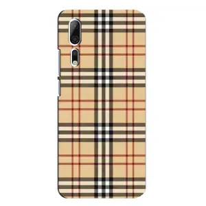 Чехол с Брендами одежды на ЗТЕ Аксон 10 Про (Burberry стиль)