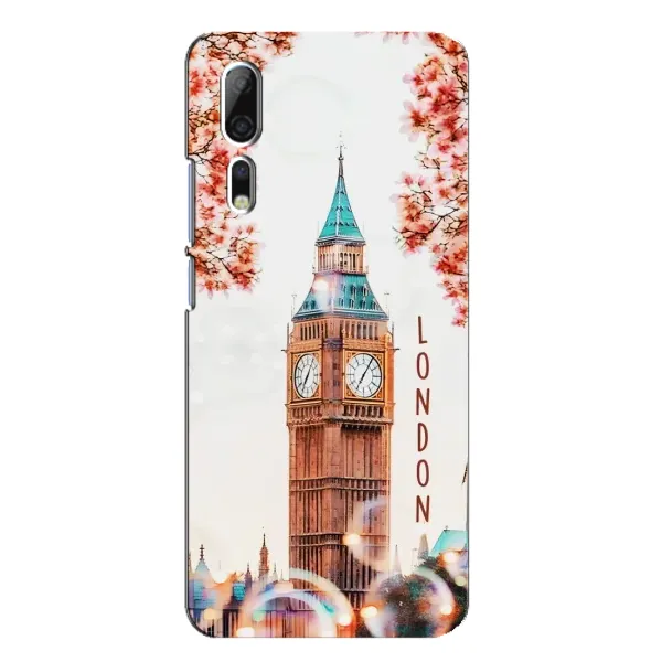 Чехол с рисунком «Часы Лондон» для ZTE Axon 10 Pro Чехол с рисунком «Часы Лондон» для ZTE Axon 10 Pro