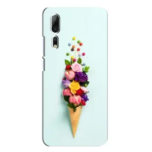 Чохли з тематикою "КВІТИ" на ZTE Axon 10 Pro (Квітка-морозиво)
