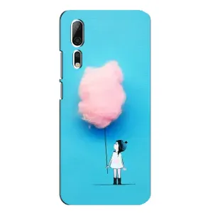Девчачий Чехол для ZTE Axon 10 Pro (Девочка с тучкой)