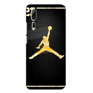 Силиконовый Чехол Nike Air Jordan на ЗТЕ Аксон 10 Про (Джордан 23)