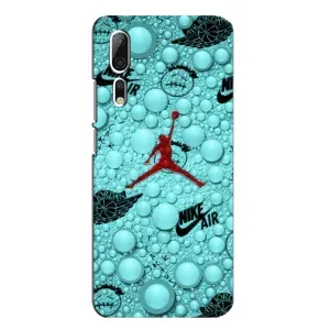 Силиконовый Чехол Nike Air Jordan на ЗТЕ Аксон 10 Про (Джордан Найк)