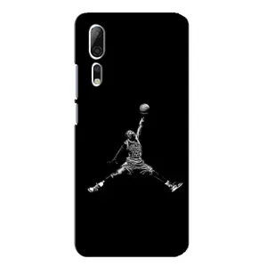 Силиконовый Чехол Nike Air Jordan на ЗТЕ Аксон 10 Про (Джордан)