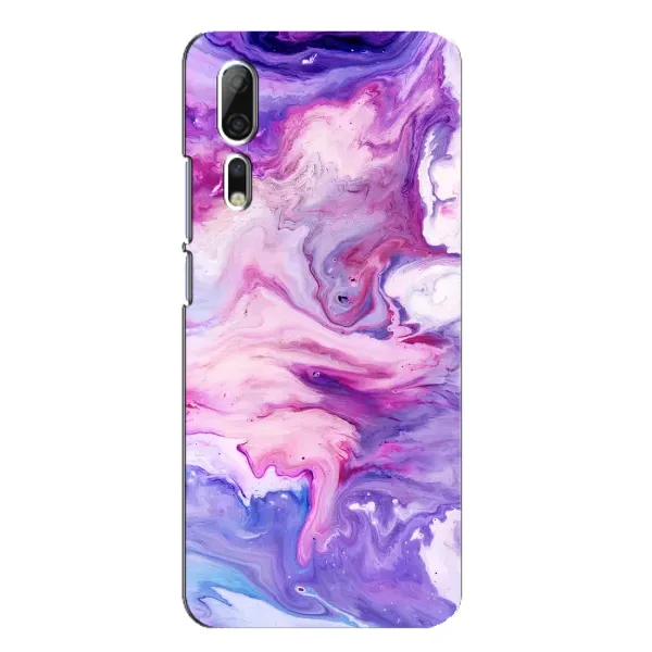Чехол с рисунком «Фиолетовый мрамор» для ZTE Axon 10 Pro Чехол с рисунком «Фиолетовый мрамор» для ZTE Axon 10 Pro