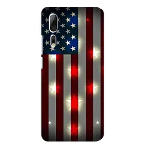 Чехол Флаг USA для ZTE Axon 10 Pro (Флаг США 2)