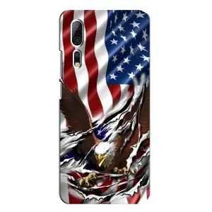 Чехол Флаг USA для ZTE Axon 10 Pro (Флаг USA)