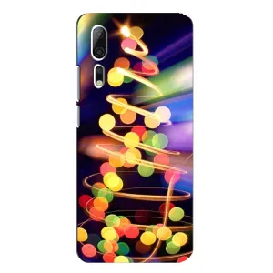 Чохол новорічна ялинка на ZTE Axon 10 Pro (Гірлянди)